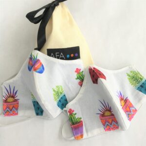 Cubrebocas Macetas Cactus