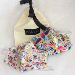 Cubrebocas  Quetzales Blanco