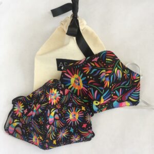 Cubrebocas  Quetzales Negro